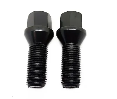 20 Conical 14x1.5 28mm Black Lug Nut Bolts Porsche 911 Cayman Boxster Cayenne • $35.99