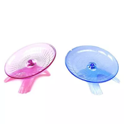 Running Disc Flying Saucer Exercise Wheel Toy For Mice Dwarf Hamster Pet 18cm DR • £6.56