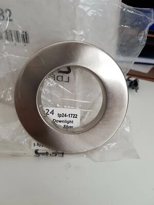 £3.49 • Buy Downlight Cover Satin Silver Tp24-1722 IP20
