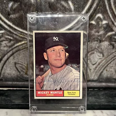 Mickey Mantle Topps Authentic Signed / Redemption - 1961 Card - Ny Yankees -rare • $10000