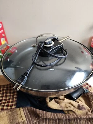 $50 • Buy Cuisinart Countertop Electric Skillet 15  StainlessSteel CSK-150 See Pics