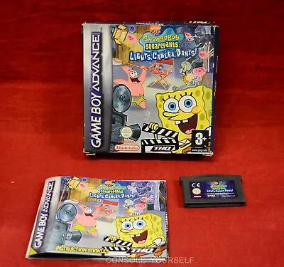 Spongebob Squarepants Light Camera Pants - Used Gameboy Advance - Uk • £9.99