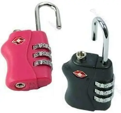 $18.71 • Buy TSA Approved Combination Padlock Lock Luggage Suitcase Security Code Bag LOCK 3 