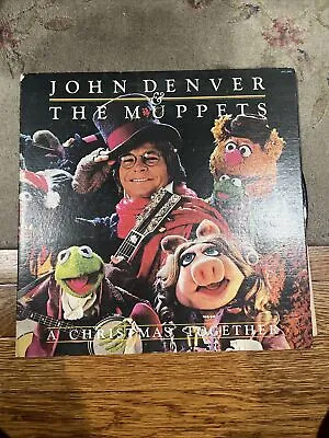 John Denver & The Muppets A Christmas Together 1979 Vinyl Original Poster LP • $18.99