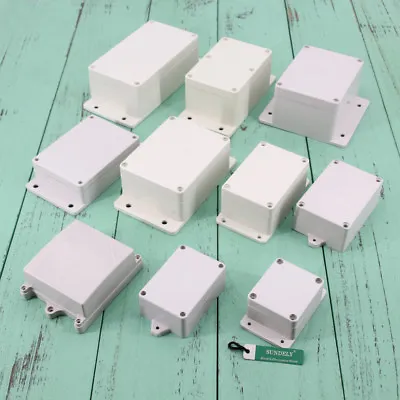 £7.06 • Buy Small Tiny ABS Plastic Enclosure Project Boxes With Mounting Flanges- China Made