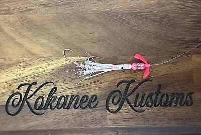 Kokanee Kustoms Pink & Glow Squid Trolling Lure • $6.99