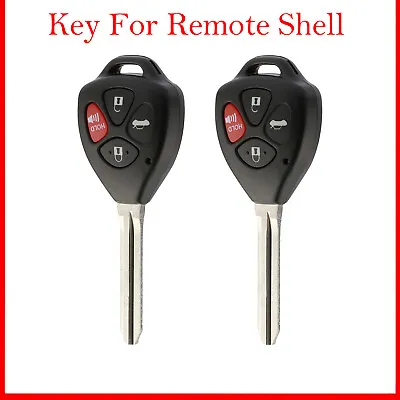 2 For 2009 2010 2011 2012 2013 Toyota Venza Remote Shell Case Car Key Fob Cover • $8.36