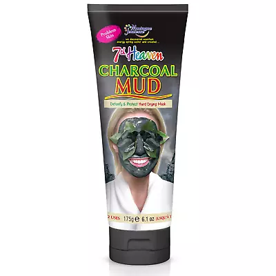 New! Montagne Jeunesse 7th Heaven Charcoal Mud Mask 175g Detoxify & Protect • £14.99