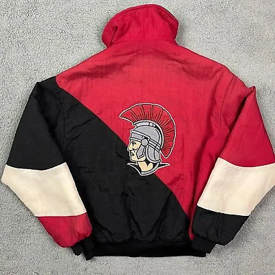 Vintage Richfield Spartans Hockey Jacket High School Coat MN Minnesota Size S • $49.95