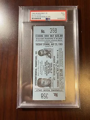 1965 Boxing Muhammad Ali PSA 7 Phantom Punch Sonny Liston Blue Full Ticket • $30