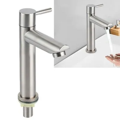 Wash Sink Tap Bathroom Taps Single Hole Tapware Basin Water Tap Bathroom Faucet • $21.98