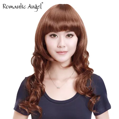 Romantic Angel  Women Wig Natural Long Curly Hair Fashion Synthetic Full Wigs • $17.90