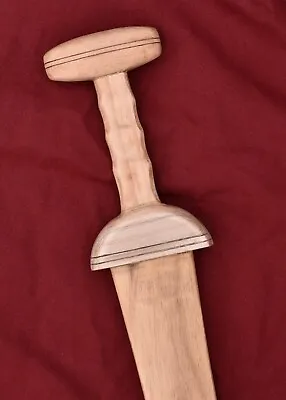 £32.99 • Buy Wooden Roman Legionary Practice Sword Gladius 70cm Medieval Reenactment Costume