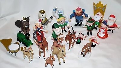 Lot Of 21 Rudolph Reindeer & The Island Of Misfit Toys PVC Figures Mixed Years • $65