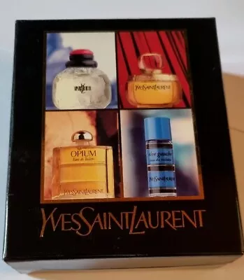 YsL Miniature Set PARIS CHAMPAGNE RIVE GAUCHE OPIUM • $210