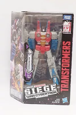 💥👀 Transformers SIEGE STARSCREAM Voyager Class WFC-E9 War For Cyberton • $72.42