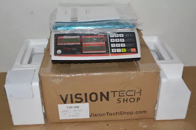 Vision Tech 30 Lb Price Computing Scale TVP-30B Portable W/ Battery Candy • $110