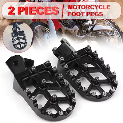 CNC Foot Pegs Rests Pedal For CRF150F CRF230F 2003-2019 Sur Ron S/X Dirt Bike • $47.48