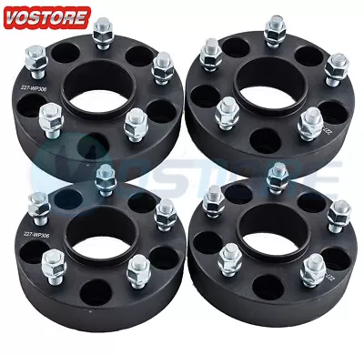 4X 1.5  Black Wheel Spacers 5x5 For Jeep Wrangler JK Rubicon Hub Centric 5 Lug • $79.50