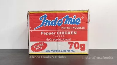 £18.99 • Buy Indomie  Instant  Noodles Pepper Chicken Flavour Box Of 40 Packets 70g