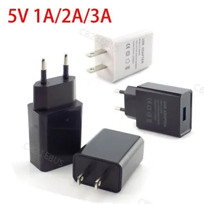 5V 1A/2A/3A Universal Travel USB Wall Adapter Phone Charger US/EU/AU B21 • $4.28