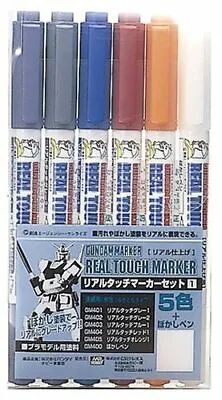 GSI Creos Mr.Hobby GMS112 Gundam Real Touch Marker Set 1 35339 JAPAN IMPORT • $19.61