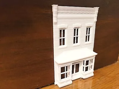 General Store Front O HO Or N Scale Train Scenery White & Paintable! • $6.95