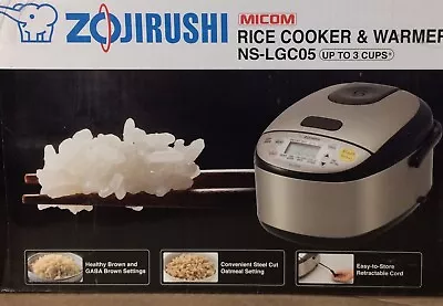 Zojirushi Micom NS-LGC05 Rice Cooker & Warmer - Stainless Black - 3 Cups • $169.99