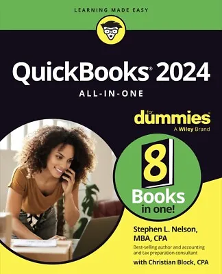 Quickbooks 2024 All In One Pdf For Dummies  • £9.99