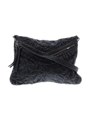 $125.99 • Buy Treesje Women Black Leather Crossbody Bag One Size