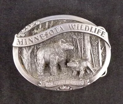 Minnesota Wildlife THE BEAR Commemorative Belt Buckle 1990 #642/1000 • $25