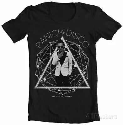 Official Panic At The Disco Photo Galaxy Mens Black T Shirt Classic Tee • £16.95