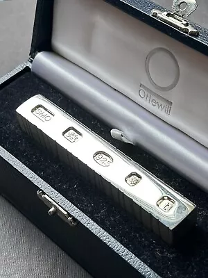 Ottewill Sterling Silver Bar Ingot 250 Grams Arup 10 From UK • $530