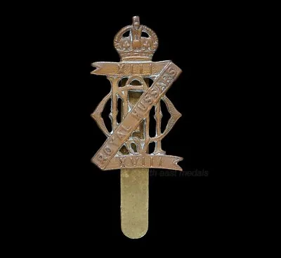 C1950s Cold War 13th/18th Royal Hussars Cap Badge. J.R. Gaunt London • £19.99