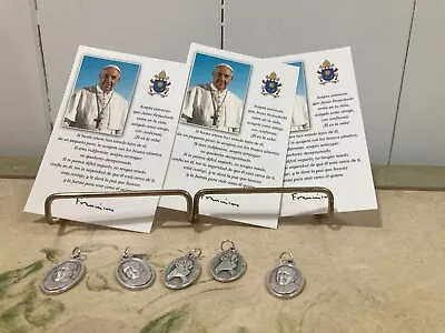 Catholic Jubilaeum Misericordiae 3@ 4x2.75  Spanish/5@ Pope Francis Medals Italy • $7.95