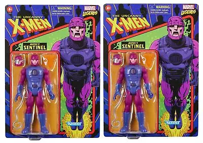 Two(2) Marvel Legends Retro 3.75 Uncanny X-men 8  Sentinel Lot • $39.99