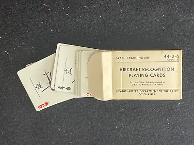 $11.99 • Buy Aircraft Recognition Playing Cards 1979