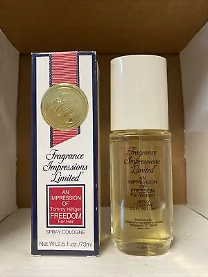 $35 • Buy Impression Of Tommy Hilfiger Freedom For Her Spray Cologne 2.5 Oz