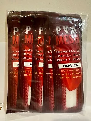 ESP PVA Mesh Nominal 6m Refill For 32MM20MM & 25MM *CARP FISHING*now 8m Long • £4.94