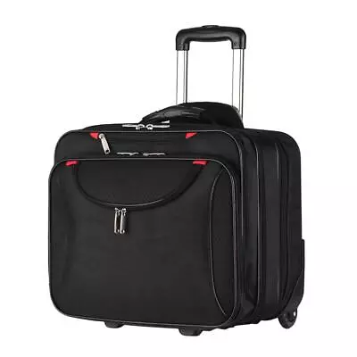 AirTraveler Rolling Briefcase Rolling Laptop Bag Computer Case With Wheels Sp... • $143.32