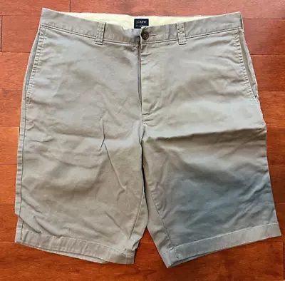 J Crew Chino Shorts Mens 34 In Waist Gray • $10