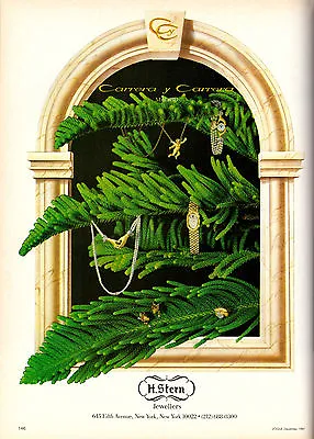 1987 H. Stern Watch Fashion Jewellery Christmas Tree Vintage Print Ad 1980s • $5.80