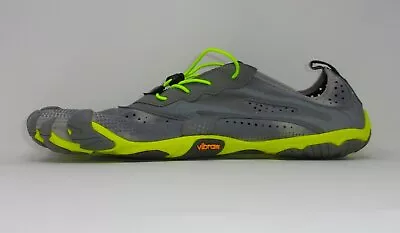 Vibram Mens V-Run Running Shoe Grey/Yellow 13-14 US / 49 EU - USED • $70