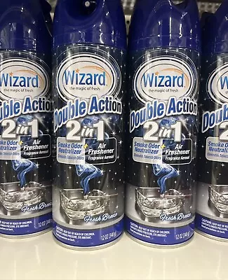 2x Wizard Smoke Odor Eliminator Air Freshener. Cigarette Vape Bathroom Fresh • $15.99