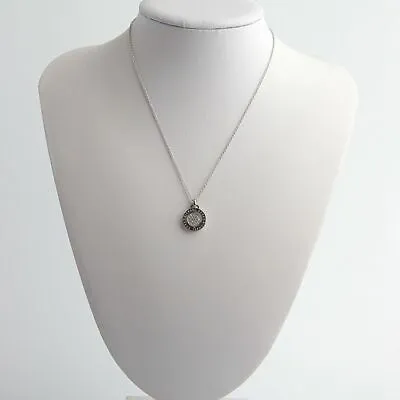 AUTH NEW Michael Kors Pave Reversible Pendant Necklace  Silver  • $60
