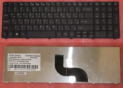 Keyboard Qwerty Arabic Packard Bell Easynote LE11 TE11 EG70 TE11HC TE69 LE11BZ • $32.64
