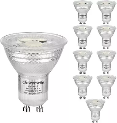 DEWENWILS 10Pack GU10 LED Bulb Dimmable 5000K 400LM Daylight Track Light Bulb  • $17.84