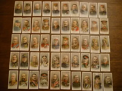 Wills Allied Army Leaders Set Of 50 Original Cards • £9.99