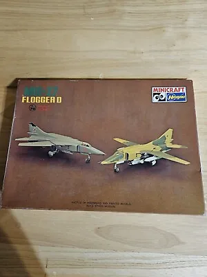 Minicraft Hasegawa Mig-27 Flogger D Scale 1/72 Kit # 1143 Open Box • $15