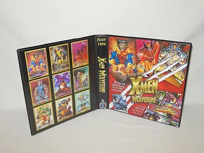 Custom Made 1996 Fleer Ultra X-Men Wolverine Trading Card Album Binder • $25.46